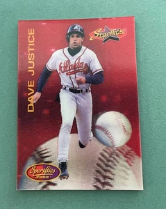 1994 Sportflics 2000 Baseball Dave Justice #192 Atlanta Braves - Picture 1 of 2