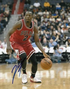 JERIAN GRANT signed (CHICAGO BULLS) autographed BASKETBALL 8X10 photo W/COA #2 - Picture 1 of 1