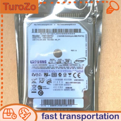 Samsung IDE PATA 5400 RPM 160 GB 8mb 6,35 cm 2,5 inch hm160hc Laptop Hard Drive - Image 1 of 2