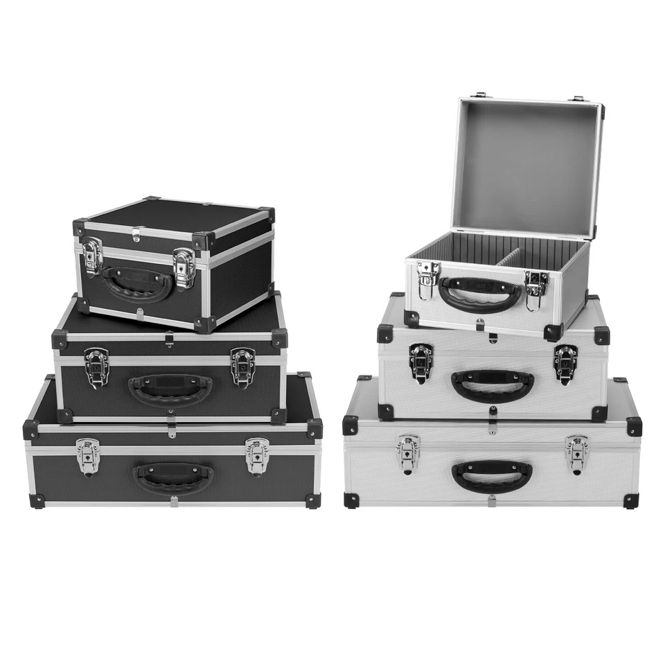 anndora® CD-Koffer für 40 / 60 / 80 CD's DJ-Case DVD Aufbewahrung abschließbar - Bild 1 von 1