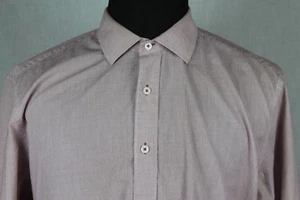 Camicia uomo Nick Dunn London manica lunga rossa a quadri taglia XL XLarge - Foto 1 di 7