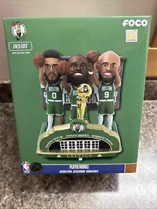 Boston Celtics 2024 NBA Champions Mini Bobblehead NBA Finals Tatum Brown White - Picture 1 of 23