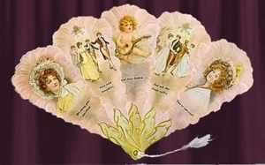 VICTORIAN, Vintage YOU'RE SPECIAL FAN Greeting Card!!! - Picture 1 of 1