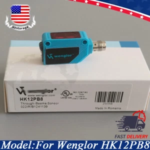 New In Box For Wenglor HK12PB8 Reflex Photoelectric Sensor Switch 3Pins US Stock - Picture 1 of 8