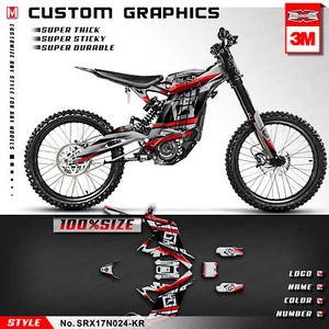 Kungfu Graphics Custom Decal Kit Vinyl Sticker for Sur-Ron Light Bee X Yellow MX - Picture 1 of 25