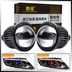 NHK LED Projector Lens High Beam Headlight Fog Lamp 20000LM Red/Blue Spotlight - Picture 1 of 11