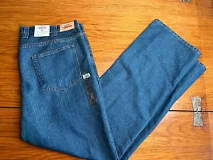 NWT 555 Turnpike Mens Jeans 44X34 Blue Relaxed Fit Straight Denim 5 Pocket $45 - Picture 1 of 6