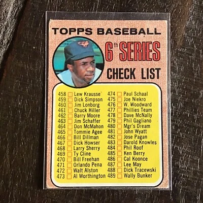 1968 Topps - Frank Robinson (space between hat) #454 Frank Robinson - Image 1 of 2