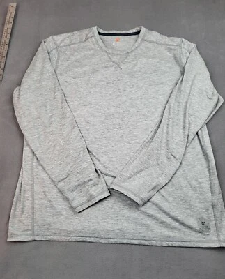 Rugged Element Shirt Mens 2XL Light Gray Crew Neck Utility Stretch Durable Work - Image 1 of 4