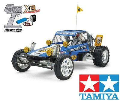 TAMIYA 1/10 RC XB EXPERT BUILT #232 WILD ONE OFF-ROADER BLOCKHEAD MOTORS 57932 J - Image 1 of 4