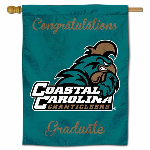 Coastal Carolina University College Graduation Gift Decorative Flag Cover
