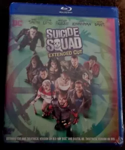 Suicide Squad (Extended Cut & Theatrical Version) Blu-ray BRAND NEW SEALED - Imagen 1 de 2