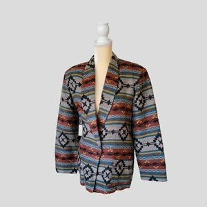 Sweetbriar Vintage Azteken Decke Jacke Blazer Größe Large T46 - Bild 1 von 9