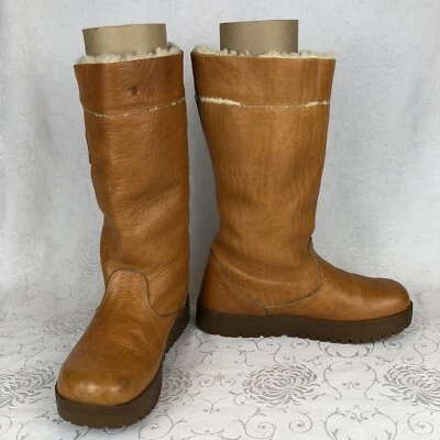 Garmont Womens Boots Size US 7 Butterscotch Color Leather Made in ITALY - Image 1 of 4