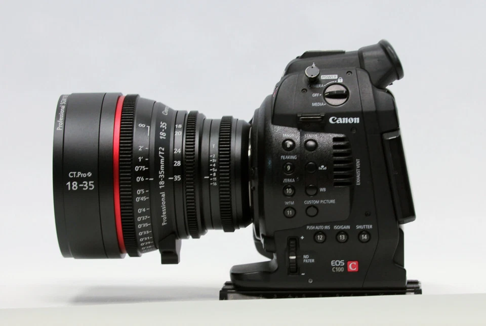 cine sigma 18-35mm t2 canon ef mount parfocal full manual har stops de clicked - Image 1 of 4