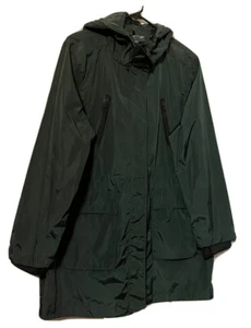 Chaqueta impermeable ligera para hombre con capucha, color verde. - Picture 1 of 6