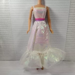 EVENING C ~ DRESS ~ 1/6 FITS 1983 CRYSTAL SUPERSTAR BODY DOLL IRIDESCENT GOWN - Picture 1 of 7