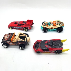 Hotwheels Toy Diecast Cars Lot Of 4 - Picture 1 of 3