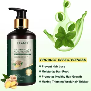 Build Regrowth Herbal Essencce 220ml Natural Ginger Anti Hair Loss Conditioner - Picture 1 of 10