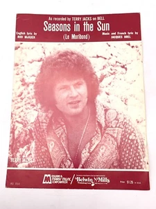 Partituras Seasons in the Sun de Terry Jacks Rod McKuen Jacques Brel piano - Imagen 1 de 3