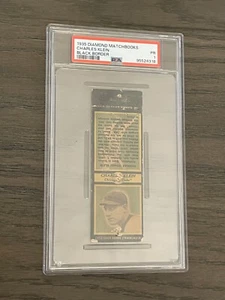 1935 Diamond Matchbooks Charles Chuck Klein Black Border PSA 1 CUBS Pop 1 HOF - Picture 1 of 2