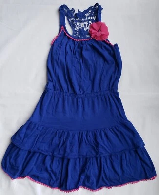 Vestido para niñas Heirlooms de Polly Flinders sin mangas de crochet detallado en capas 8 Foto 1 de 4