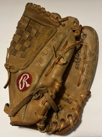 RAWLINGS 6592 OZZIE SMITH basket web deep pocket glove RHT 11 1/2” Cover