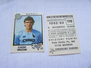calciatori panini 1982-83 n°179 - NAPOLI - C.VINAZZANI - nuova con velina - - Picture 1 of 1