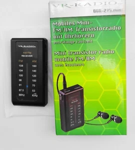 MIni-Radio FM/AM mit Ohrhöhrer - neu - Bild 1 von 7