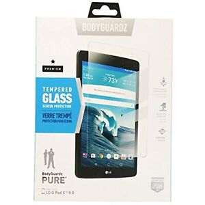 BodyGuardz Pure Tempered Glass Screen Protector for LG G Pad X 8.0