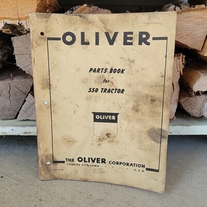 Original OEM Parts Book For Oliver 550 Tractors Repair Service Maintenance - Picture 1 of 5