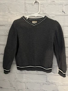Arizona Jeans Gray Sweater V-Neck Boy's Size 4T - Picture 1 of 8