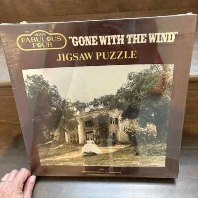 Vtg NIP Gone With the Wind "TARA" 500 piece Jigsaw Puzzle 1972 NEW IN PLASTIC - Image 1 of 4