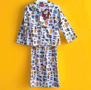 NWT Komar Kids Peanuts 2PC Pajama Set Toddler 3T Charlie Brown Halloween Pjs  - Picture 1 of 10