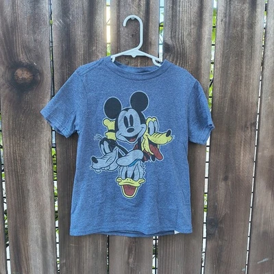 DISNEY | Mickey Mouse & Friends Blue Short Sleeve Casual Tee Shirt XS - Image 1 of 4