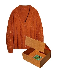 Taylor Swift The Life Of A Showgirl CARDIGAN + CD Box Set Size: XS/S NEW SEALED - Picture 1 of 2