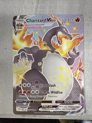 Pokémon Charizard VMAX SV107/SV122 Shining Fates. - Image 1 of 2
