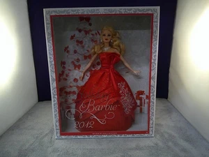 2012 Holiday Caucasian Blonde Barbie Doll Barbie Collector  NRFB - Picture 1 of 4
