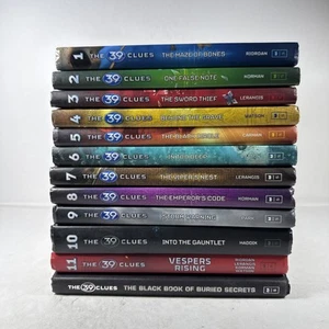 The 39 Clues Complete Book SERIES 1-11 Set Lot Hardcover + Extra Black Book - Imagen 1 de 4