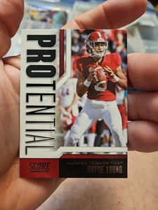 2023 Score #1 Bryce Young RC CRIMSON TIDE Rookie PROtential card🏈 - Bild 1 von 4