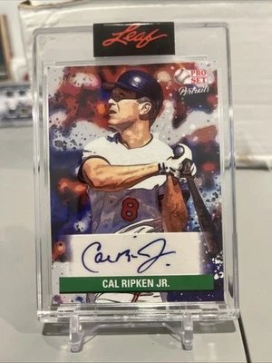 2021 Leaf Pro Set Portraits - Cal Ripken Jr Autograph /4 #PSP-CRJ Orioles Signed - Image 1 of 2
