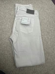 Jeans NUEVOS CON ETIQUETAS AG Tellis Cloud suaves al por menor crema talla 31x33 $215 - Imagen 1 de 4
