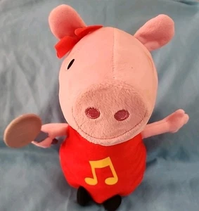 Peppa Pig Oink Along Songs Peppa Singing 12 Zoll Plüschpuppe 3 Lieder - Bild 1 von 7