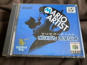 Mario Artist Polygon Studio Nintendo 64DD Japan Sealed Creative 3D Tool NUD-DMGJ