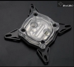 FREEZE MOD intel LGA 115x Acrylic CPU Waterblock +RGB LED+grease no fitting - Bild 1 von 7