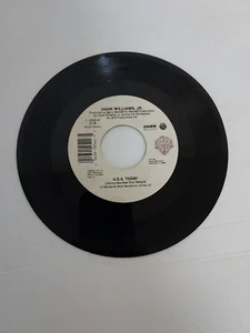 45 RPM Vinyl Record Hank Williams Jr. U.S.A. Today VG - Picture 1 of 4