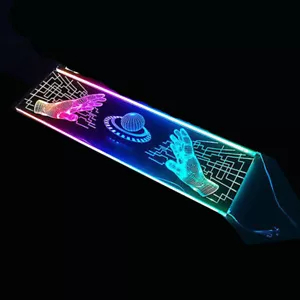 Piastra posteriore RGB 30 cm per scheda grafica GPU & gioco PC case ARGB luce LED Aura SYNC - Foto 1 di 4