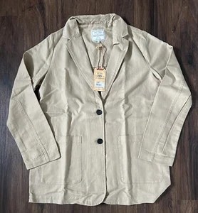 Fatface Women’s Linen Blazer Workwear, Beige - Size 10 - Picture 1 of 8