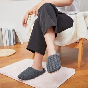 Mens Memory Foam Cozy Warm Slippers Indoor Comfort House Shoes Soft - Picture 1 of 45