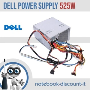 Alimentatore 525W H525AF-00 D525AF-00 06W6M1 0M821J per Dell Precision T3500 - Zdjęcie 1 z 3